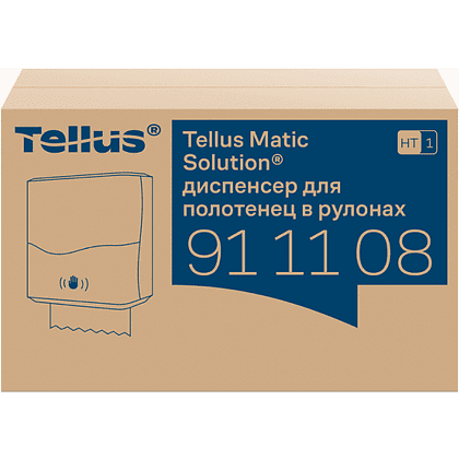Диспенсер сенсорный Tellus Matic, для полотенец в рулонах, черный, HТ1 - 3