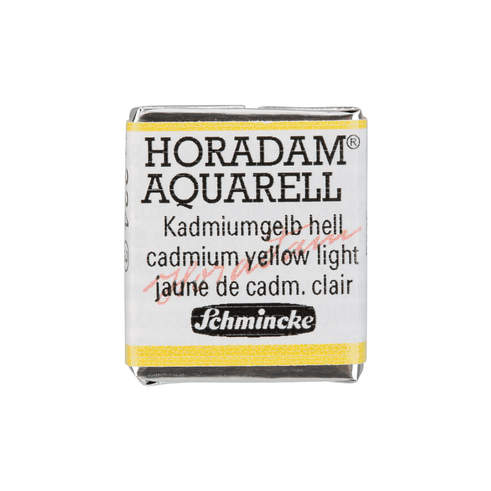 Краски акварельные "Schmincke Horadam", 224 кадмий желтый светлый, полукювета