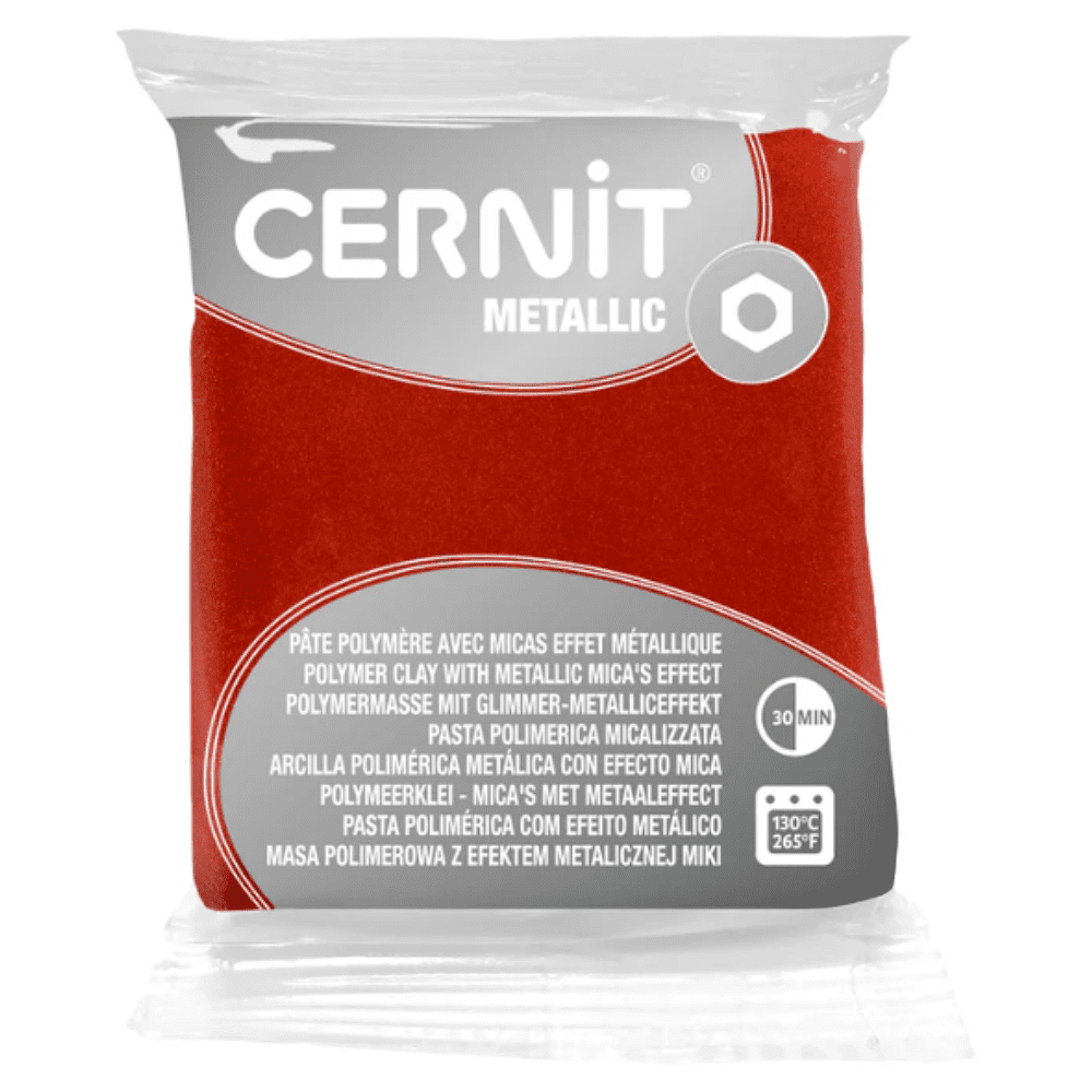 Полимерная глина "Cernit Metallic" 56 г, 057 медь