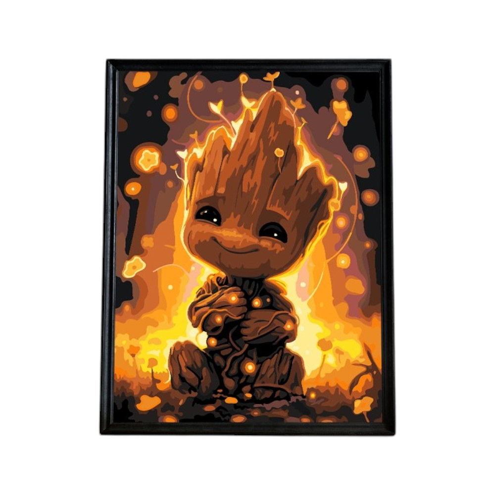 Картина по номерам "Малыш Грут" Картина по номерам "Малыш Грут"