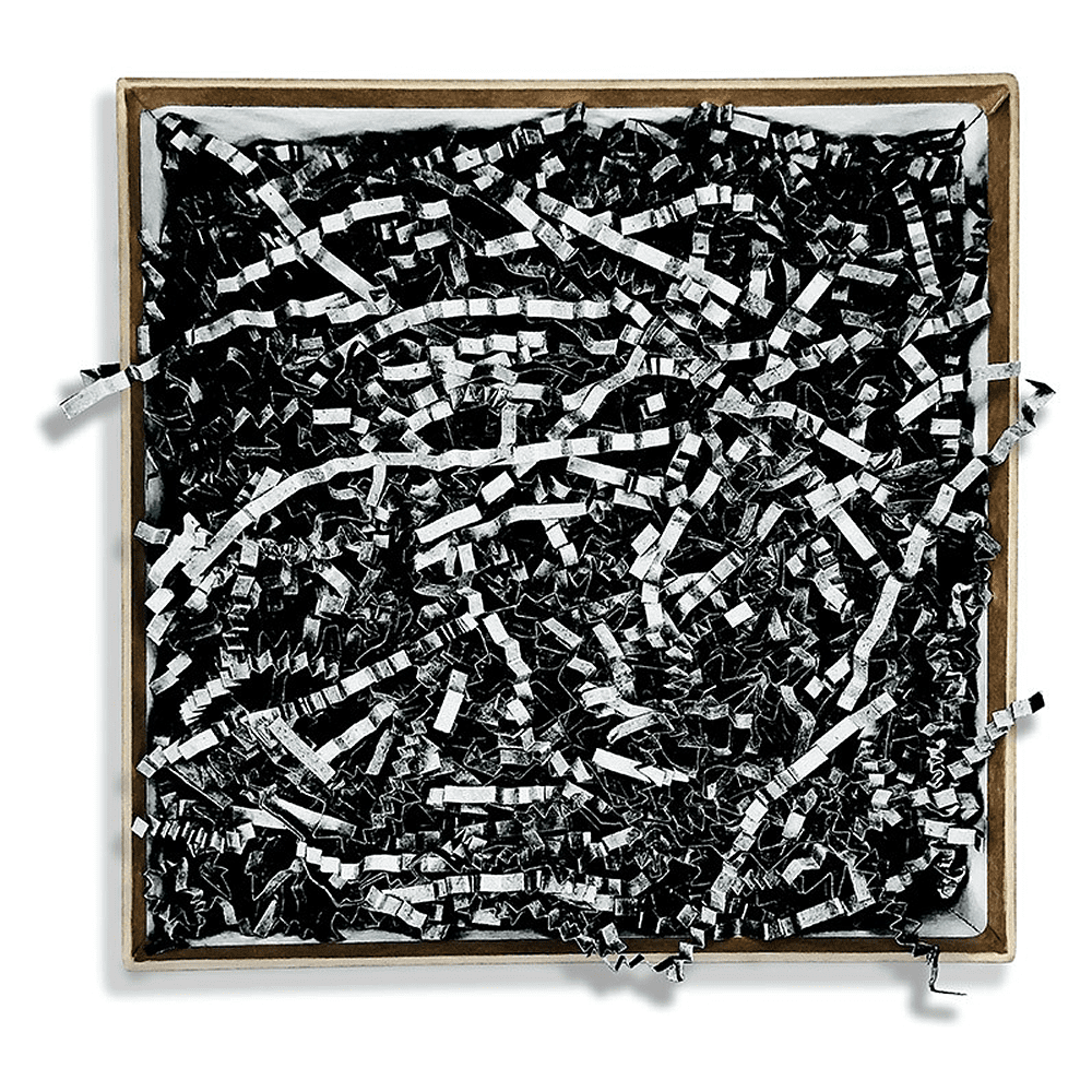 Наполнитель бумажный, гофрированный, 3 мм, 50 г, черный