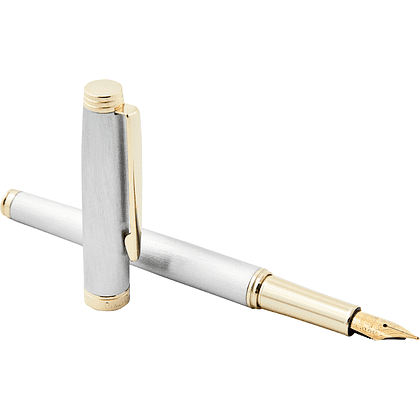 Ручка перьевая "Pierre Cardin Shine", F, серебристый - 6