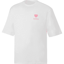 Футболка унисекс "Libra. Кахаць", 220, M-L, хлопок, оверсайз, белый, розовый