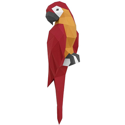 Набор для 3D моделирования "Попугай Ара", красный