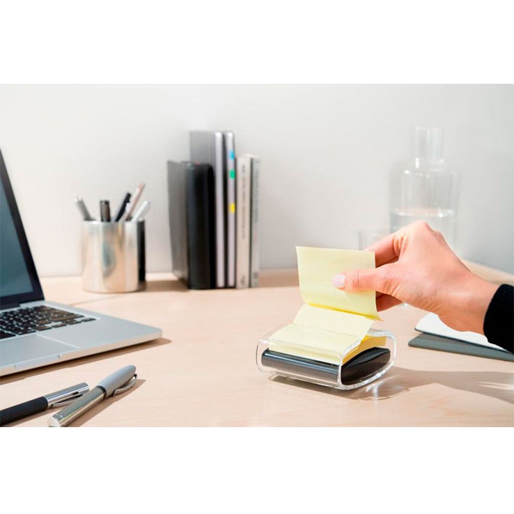 Бумага для заметок на клейкой основе "Post-it Z-Notes R330", 76x76 мм, 100 листов, желтый - 2