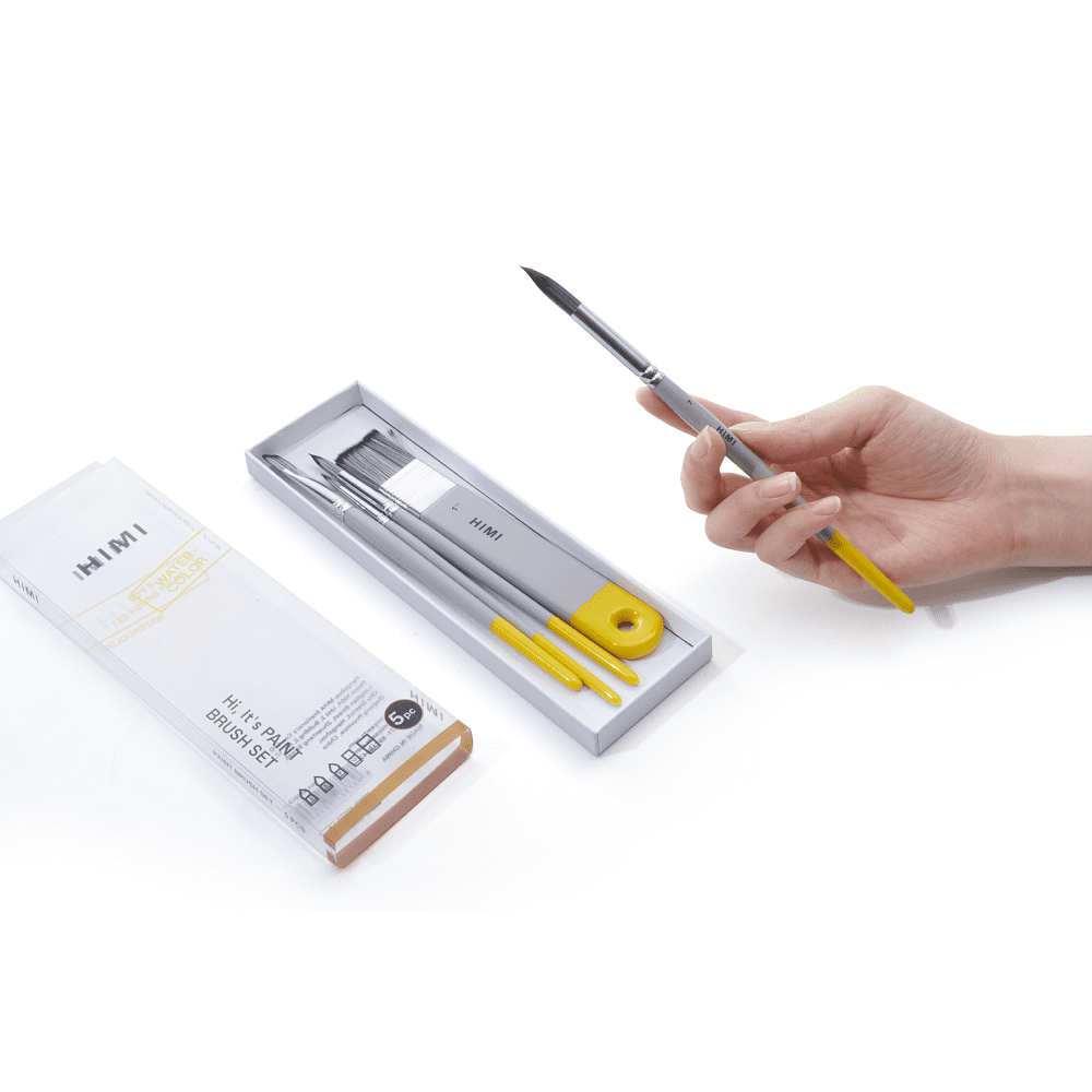 Набор кистей "Himi", 5 шт, синтетика - 3