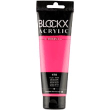 Краски акриловые "Blockx", 478 неоновый розовый, 120 мл