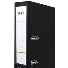 Папка-регистратор "Yesli:", А4,  50 мм, ПВХ, черный