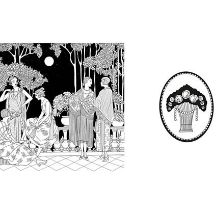 Раскраска "Мода ар-деко. Раскраска эпохи", Мелани Буро - 6