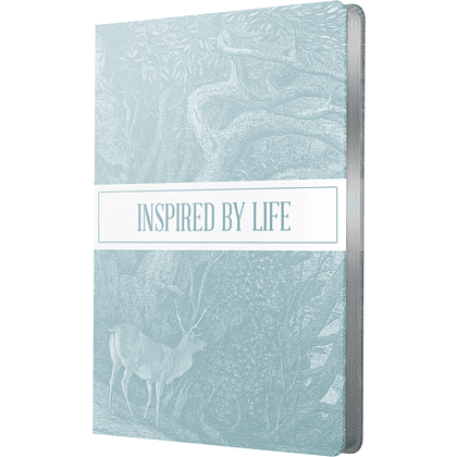 Ежедневник недатированный "Floreale. Smoky Sky", A5, 152 листа, голубой