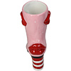 Ваза керамическая "Boot Lips", 19,5x8,5x23 см, розовый, красный - 3