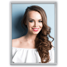 Фоторамка "SILVIA", 10х15 см, металл со стеклом, серебристый