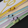 Блокнот "Doodle green paper", А5, 96 листов, розовый, срез зеленый - 8