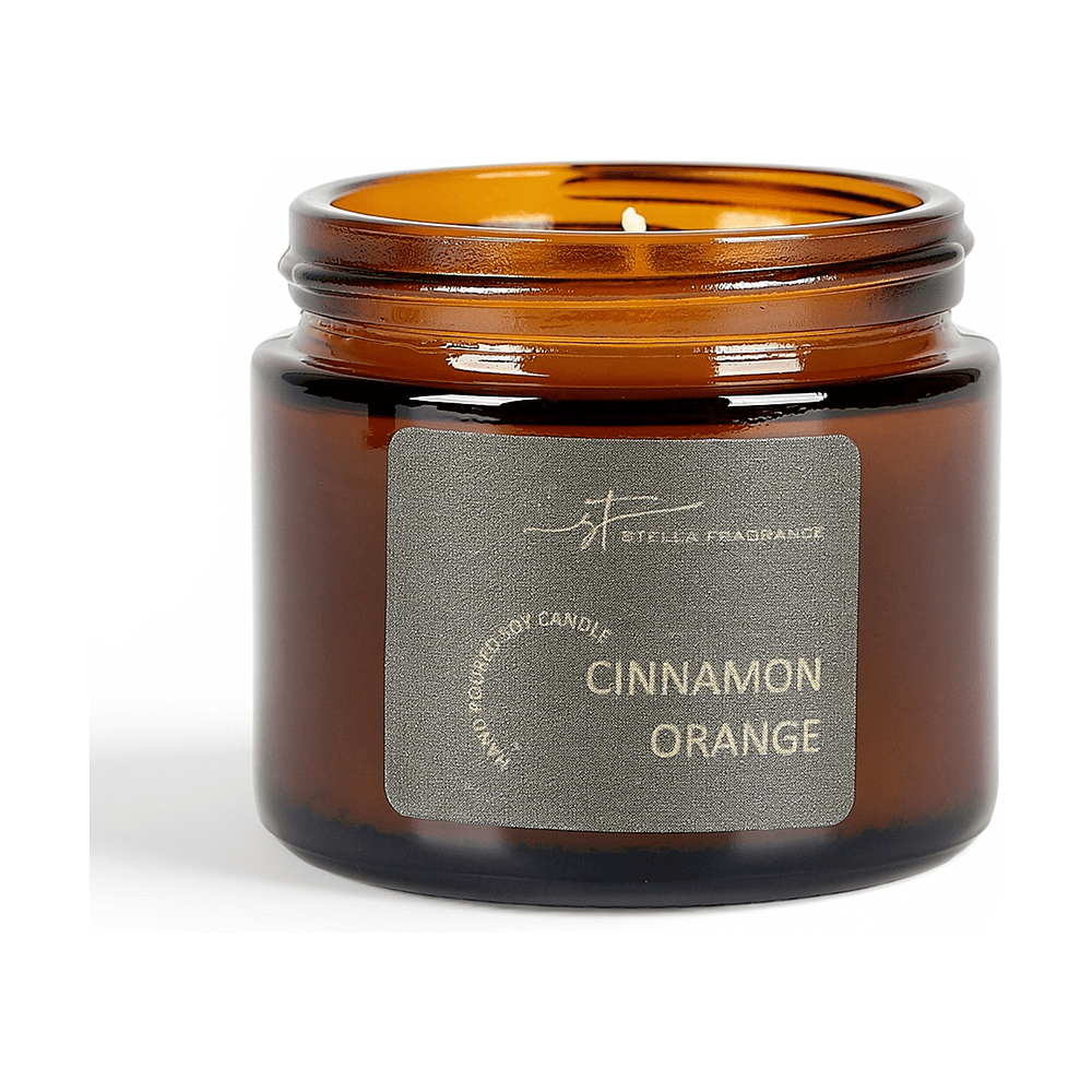 Свеча декоративная "Stella Fragrance. Cinnamon Orange", 50 гр.