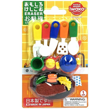 Набор ластиков "IWAKO Kitchenware", 10 шт, ассорти