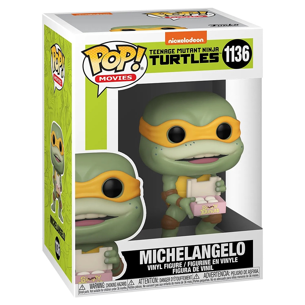 Фигурка Funko POP! Черепашки Ниндзя: Микеланджело с пончиками