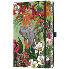 Блокнот Castelli Milano "Eden Elephant", A5, 96 листов, линейка, разноцветный
