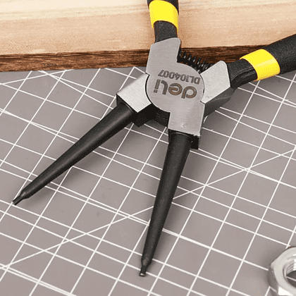 Съемник стопорных колец Deli YS EDL104007, 180 мм, прямые - 5