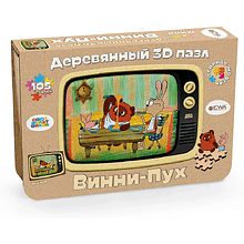 Пазл 3D "Союзмультфильм: Винни-Пух", 105 элементов, дерево, мини