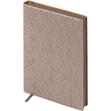 Ежедневник недатированный "Аспид Глосс", А6+, 320 страниц, линейка, пепельно-розовый