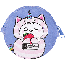 Кошелек "Котята в кигуруми", фиолетовый