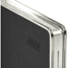 Ежедневник датированный "Infinity silver" на 2026 год, А5, 336 страниц, черный, срез серебристый - 4