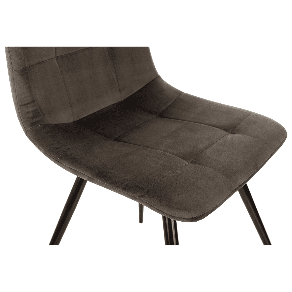 Стул Бюрократ "CH-K1_4", ткань, коричневый, металл, комплект 4 штуки - 7