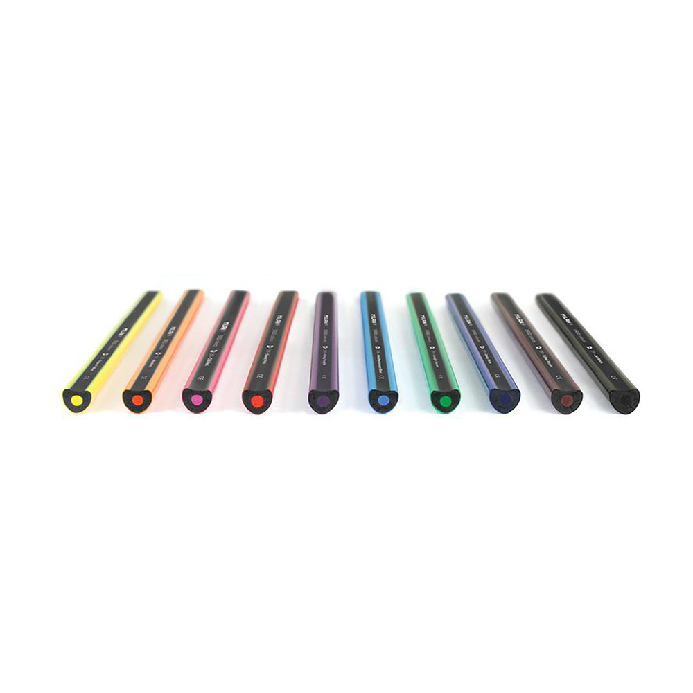 Цветные карандаши "ERGO" + точилка, 10 цветов - 3