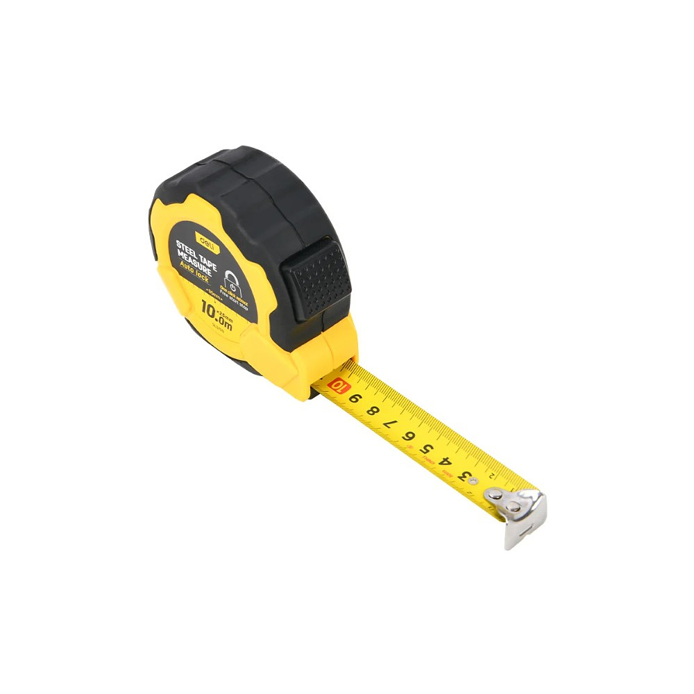 Рулетка Deli YS EDL9003P, 10 м х 25 мм, желтый, черный - 6
