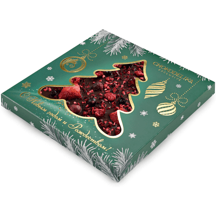 Шоколад темный "Бэррифэст", 150 г, новогодняя упаковка - 2