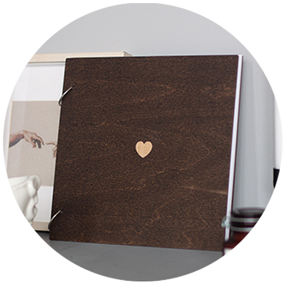 Альбом для фото "Wood Wedding" на 264 фото, 25x25 см, коричневый - 2