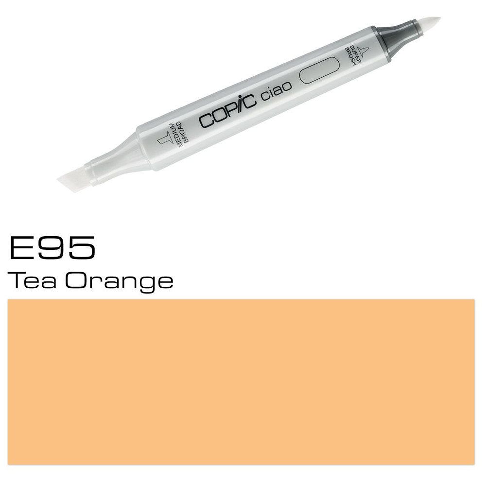 Маркер перманентный "Copic ciao", E-95 чайный апельсин