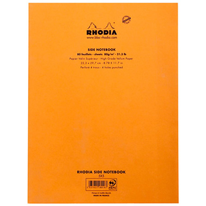 Блокнот "Rhodia", А4+, 80 листов, клетка, оранжевый - 3