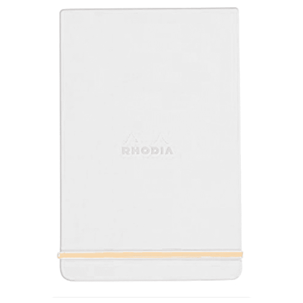 Блокнот "Rhodiarama Webnotepad" на резинке, A5, 96 листов, линейка, белый