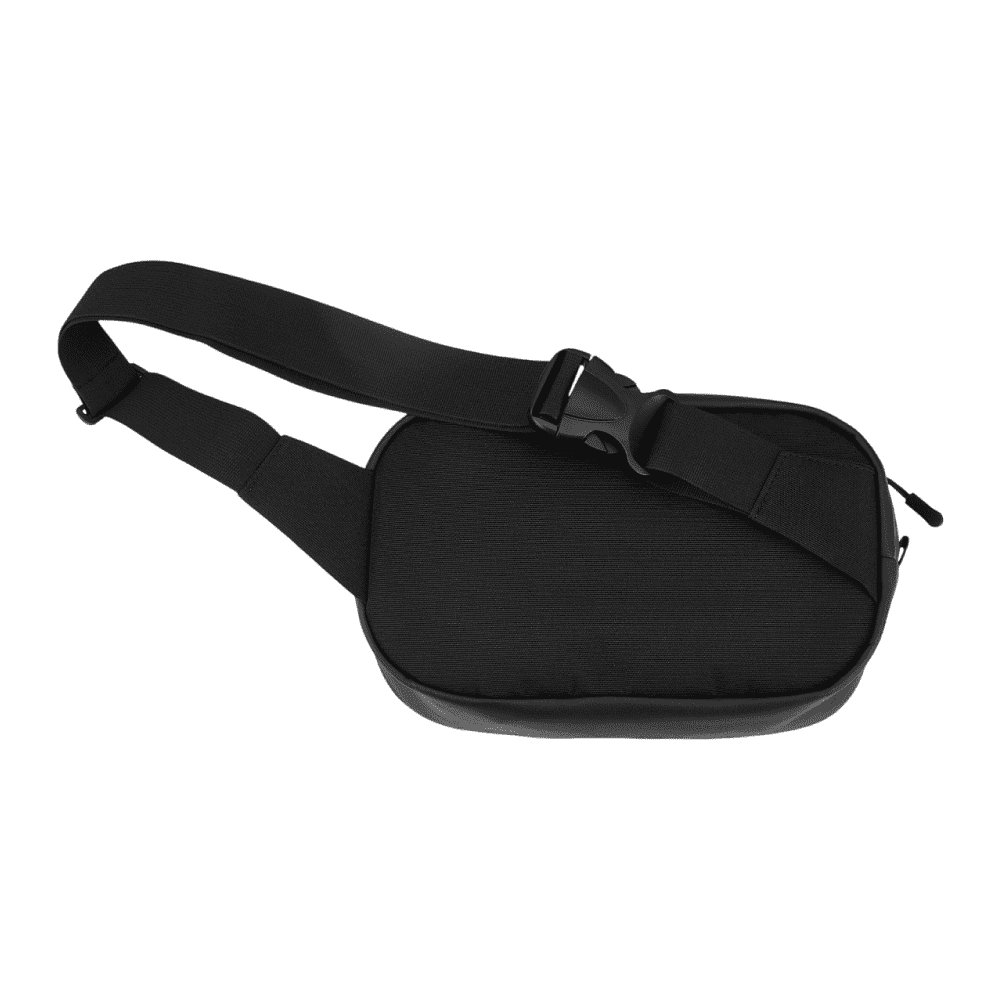 Сумка поясная "Квадро Чёрное", черный - 2