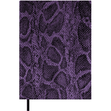 Ежедневник недатированный "Питон", А6+, 320 страниц, линейка, фиолетовый