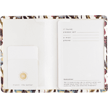 Обложка для паспорта "Flora. Ирисы", кожзам., белый