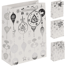 Пакет бумажный подарочный 17*23*8 см "Winter Pattern" ассорти