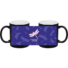 Кружка керамическая "Стрекочешь нервы", 330 мл, черный