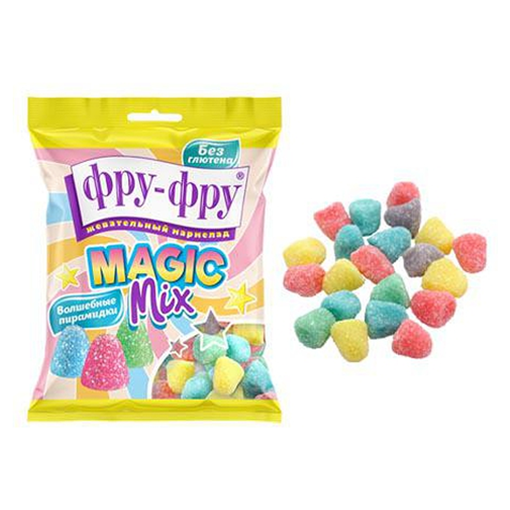 Мармелад жевательный "Фру-Фру. Волшебные пирамидки", 80 гр