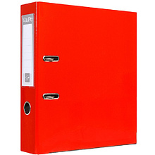 Папка-регистратор "VauPe", А4, 75 мм, ламинированный картон, красный
