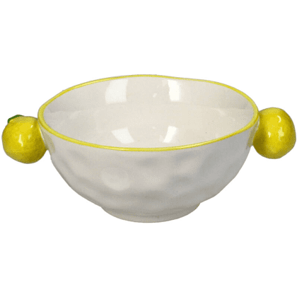 Тарелка фарфоровая "Lemon", 14.8х10.9 см, белый - 2