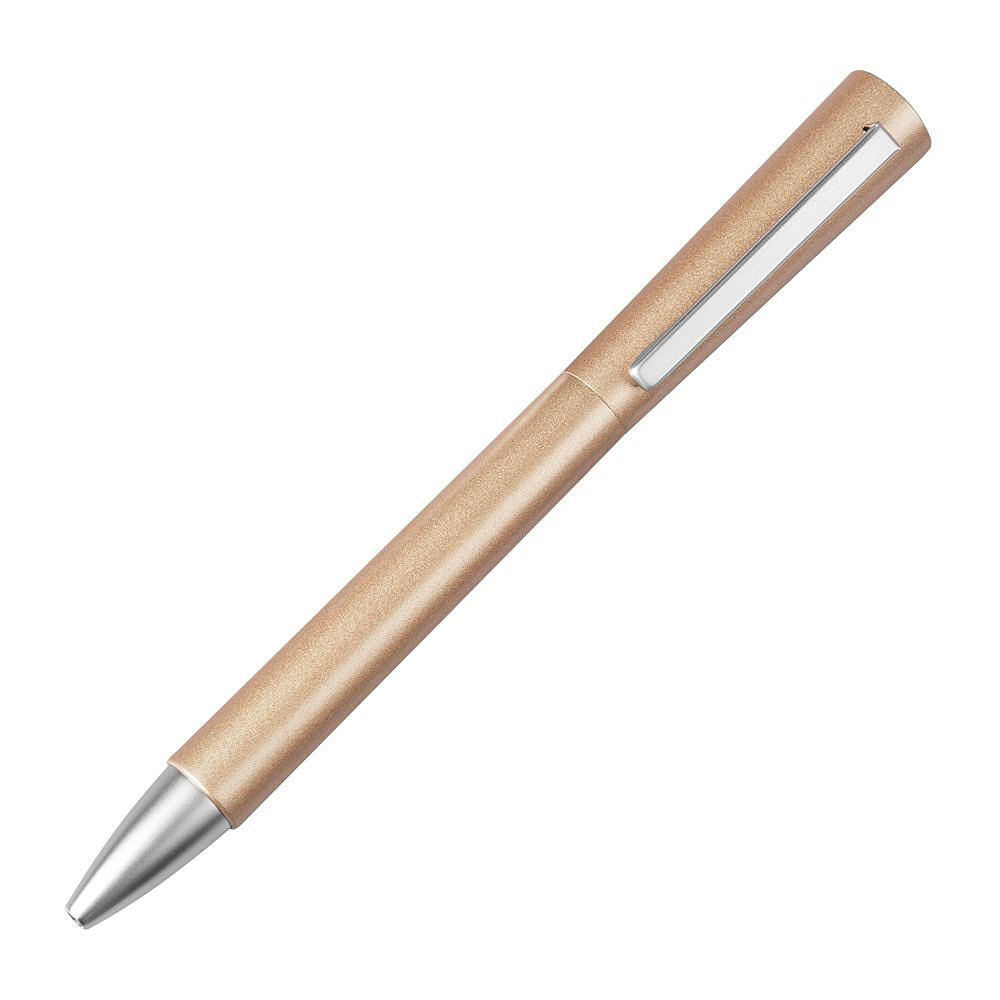 Ручка шариковая автоматическая "Cocoon", 1.0 мм, шампань, серебристый, стерж. синий