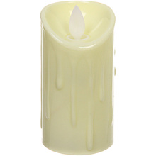 Свеча декоративная "Свеча - Капли воска", 50x90 мм, с подсветкой