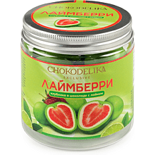 Драже "Лаймбери", 100 гр., клубника в шоколаде с лаймом