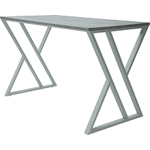 Стол письменный ALLERD GEON, белый муар, Бетон