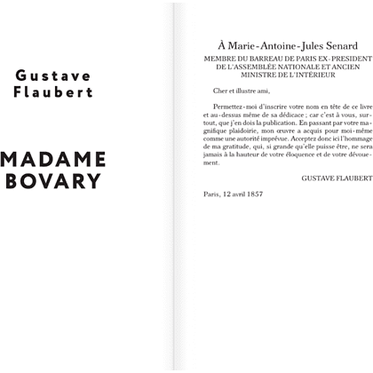 Книга на французском языке "Madame Bovary", Гюстав Флобер - 4