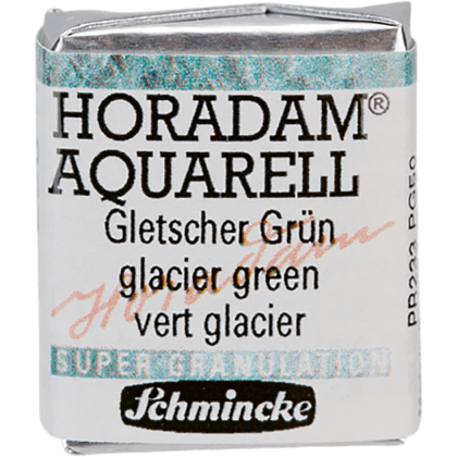 Краски акварельные "Schmincke Horadam", 963 зеленый glacier, полукювета