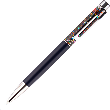 Ручка шариковая "Black sand", 1.0 мм, черный, стерж. синий - 2