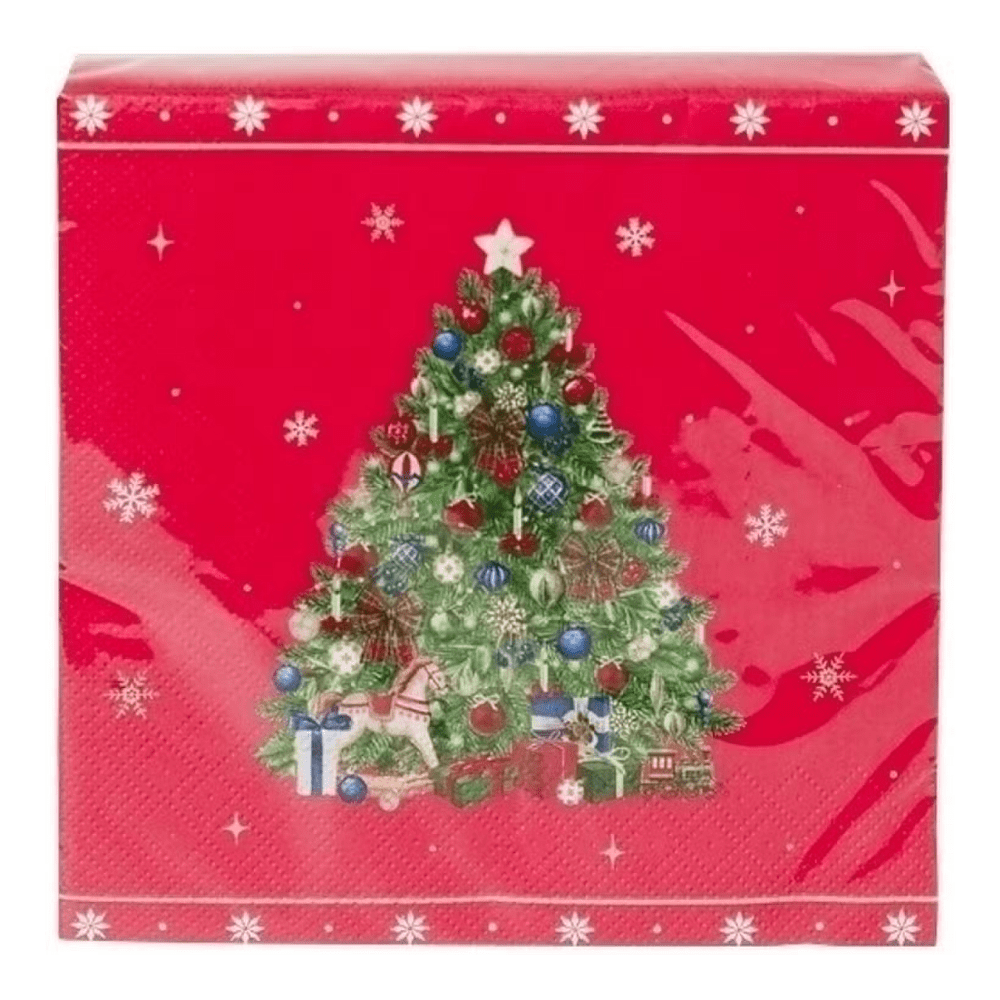 Салфетки бумажные "New Years Joy", 33х33 см, 12 шт